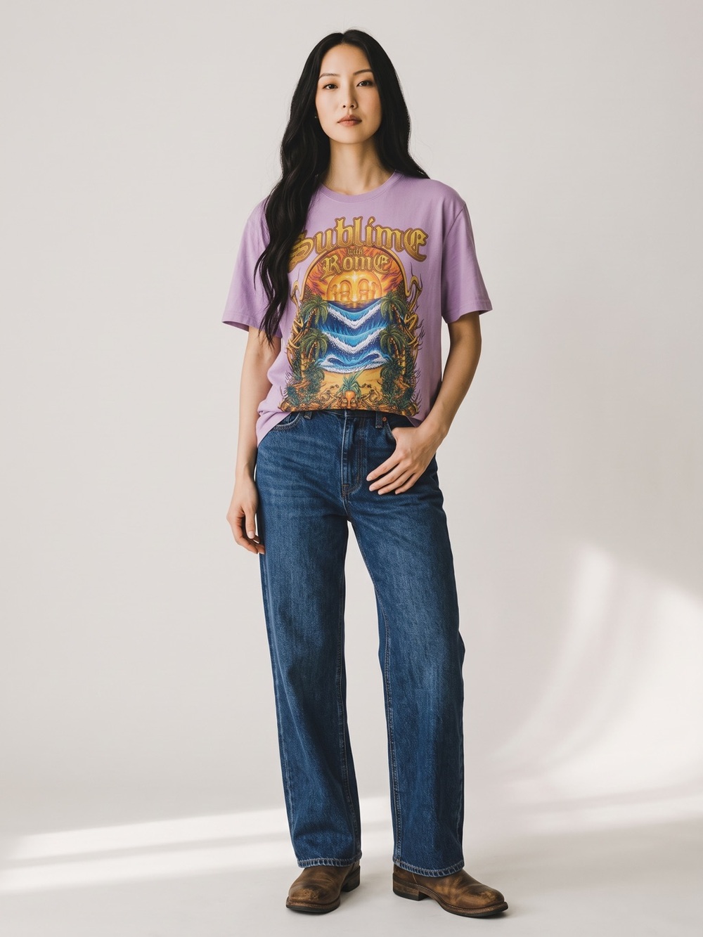 Sublime with Rome Lavender Graphic Short Sleeve Tee